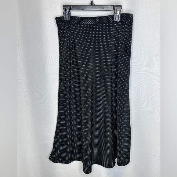 QUICKREFLEX Women’s Vintage Polkadot Midi Skirt - Picture 2 of 6